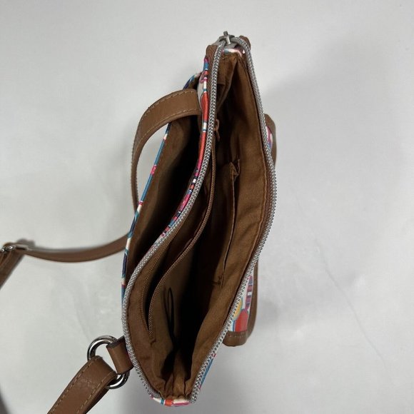 Relic By Fossil Crossbody Bag With Matching Billfold, White Multicolor Glasses- - Picture 10 of 12